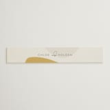 "Organic shapes" - Belly Bands in Mustard by Morgan Kendall - Assembled with Invitation