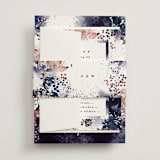 "Floral Cascade" - Belly Bands in Navy by Phrosné Barwood - Front