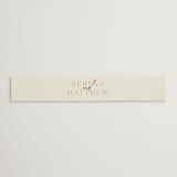 "Modern Traditionalist" - Belly Bands in Butterscotch by Morgan Kendall - Assembled with Invitation