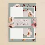 "Serenata" - Belly Bands in Sage by Petra Kern - Front