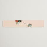 "Tropical Oasis" - Belly Bands in Coral by Joanna Griffin - Assembled with Invitation