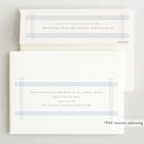 "Mint" - Letterpress Birth Announcements in Sky by Nicoletta Savod - FREE Recipient Addressing