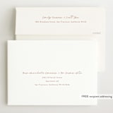 "Big Introductions" - Letterpress Birth Announcements in Latte by Carolyn MacLaren - FREE Recipient Addressing