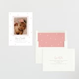 "Little Stars" - Letterpress Birth Announcements in Taffy by Megan Davis - Assembled