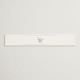 "Monogram Script" - Belly Bands in Silk by Kelly Schmidt - Detail