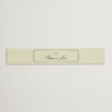 "Honeybee" - Belly Bands in Cream by Jennifer Lew - Detail