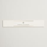 "By the Seashore" - Belly Bands in Pearl by Maria Alou - Detail