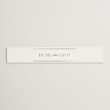 "Side Stripe" - Belly Bands in Pearl by Nicole Walsh - Detail