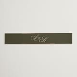 "Playbill" - Belly Bands in Midnight Forest by Morgan Kendall - Detail