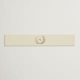 "Boho flower crest" - Belly Bands in Ivory by Cass Loh - Detail