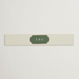 "Kareem" - Belly Bands in Evergreen by Oma N. Ramkhelawan - Detail