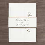 "Modern Photo Frame" - Belly Bands in Cement by Hooray Creative - Detail