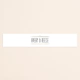 "Framed Deco Elegance" - Belly Bands in Classic White by Kelly Schmidt - Assembled with Invitation