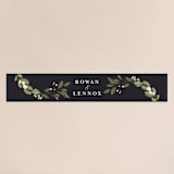 "Greenery Crown" - Belly Bands in Midnight by Susan Moyal - Assembled with Invitation