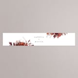 "Autumn Hymnal" - Belly Bands in Blush by Leah Bisch - Assembled with Invitation