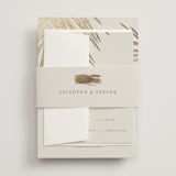 "Gilded Palm" - Belly Bands in Sand by Melinda Denison - Front