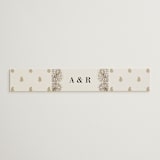 "Elegant Henna" - Belly Bands in Champagne by Oma N. Ramkhelawan - Assembled with Invitation