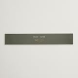 "Botanical Arches" - Belly Bands in Moss by Kelly Schmidt - Assembled with Invitation