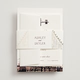 "Brooklyn Bridge" - Belly Bands in Chiffon by Cass Loh - Detail