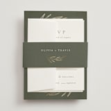 "Leaves" - Belly Bands in Moss by Kelly Schmidt - Detail