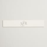 "Initialed" - Belly Bands in Chantilly by Jessica Williams - Assembled with Invitation