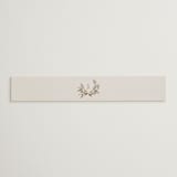 "Natural Monogram" - Belly Bands in Porcelain by Jennifer Postorino - Assembled with Invitation