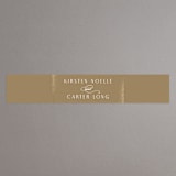 "glitter arch" - Belly Bands in Champagne by Design Lotus - Assembled with Invitation