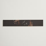 "Bliss" - Belly Bands in Cocoa by Leah Bisch - Assembled with Invitation