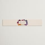 "Bouquet" - Belly Bands in Cream by Lori Wemple - Assembled with Invitation