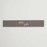 "Balanced" - Belly Bands in Milk White by Robin Ott - Assembled with Invitation