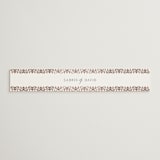 "Islamic Arch" - Belly Bands in Scarlet by Sabrin Deirani - Assembled with Invitation