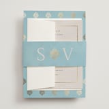 "Shraddha" - Belly Bands in Celestial by Deynaaz Daraei - Front