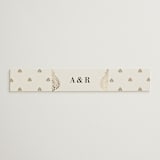 "Henna Stamp" - Belly Bands in Champagne by Oma N. Ramkhelawan - Assembled with Invitation