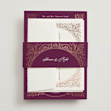 "Zardozi" - Belly Bands in Amethyst by Mansi Verma - Detail