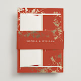 "Abstract Flora" - Belly Bands in Lava by Stellax Creative - Front