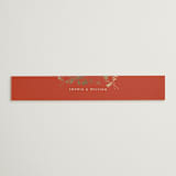 "Abstract Flora" - Belly Bands in Lava by Stellax Creative - Assembled with Invitation