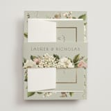 "Floral Tribute" - Belly Bands in Moss by Chris Griffith - Front