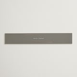 "Simple Lines" - Belly Bands in Snow by Michelle Taylor - Assembled with Invitation
