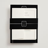 "Elegant Station" - Belly Bands in Noir by Stacey Meacham - Detail