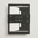 "Fringe" - Belly Bands in Midnight by Leah Bisch - Detail