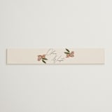 "Delicate" - Belly Bands in Terracotta by Susan Moyal - Assembled with Invitation