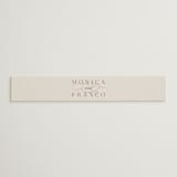 "And Centered" - Belly Bands in Cream by Hooray Creative - Assembled with Invitation