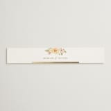"Jardin" - Belly Bands in Carnation by Everett Paper Goods - Assembled with Invitation