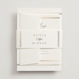 "Classic Elegance" - Belly Bands in Pearl by Nicole Walsh - Front