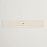 "Modern Corner" - Belly Bands in Linen by Kelly Schmidt - Assembled with Invitation