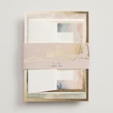 "Mountain" - Belly Bands in Latte by Lori Wemple - Front