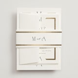 "Chisel" - Belly Bands in Quartz by Kristie Kern - Front