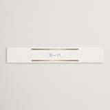 "Chisel" - Belly Bands in Quartz by Kristie Kern - Assembled with Invitation