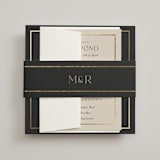 "Timeless Charm" - Belly Bands in Charcoal by Lucrecia Caporale - Detail