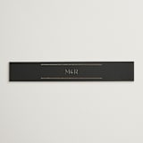"Timeless Charm" - Belly Bands in Charcoal by Lucrecia Caporale - Assembled with Invitation